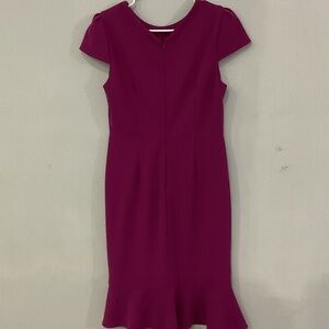 Betsey Johnson Fuchsia Midi Dress